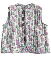 Load image into Gallery viewer, Bonnie Bunny Reversible Quilted Gilet
