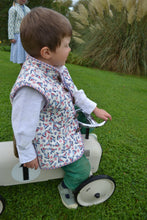 Load image into Gallery viewer, Jolly Sailboats Reversible Quilted Gilet