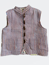 Load image into Gallery viewer, Jolly Sailboats Reversible Quilted Gilet