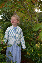 Load image into Gallery viewer, Blue Blooms Reversible Quilted Jacket
