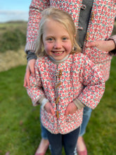 Load image into Gallery viewer, Quilted Reversible Jacket, BLOSSOM (1-2 YEARS)
