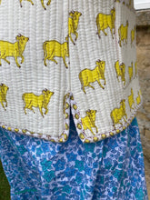 Load image into Gallery viewer, Yellow Moos Reversible Quilted Jacket
